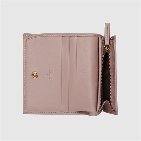 gucci card holder dusty pink|fashionphile gucci card holder.